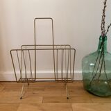 Golden magazine holder