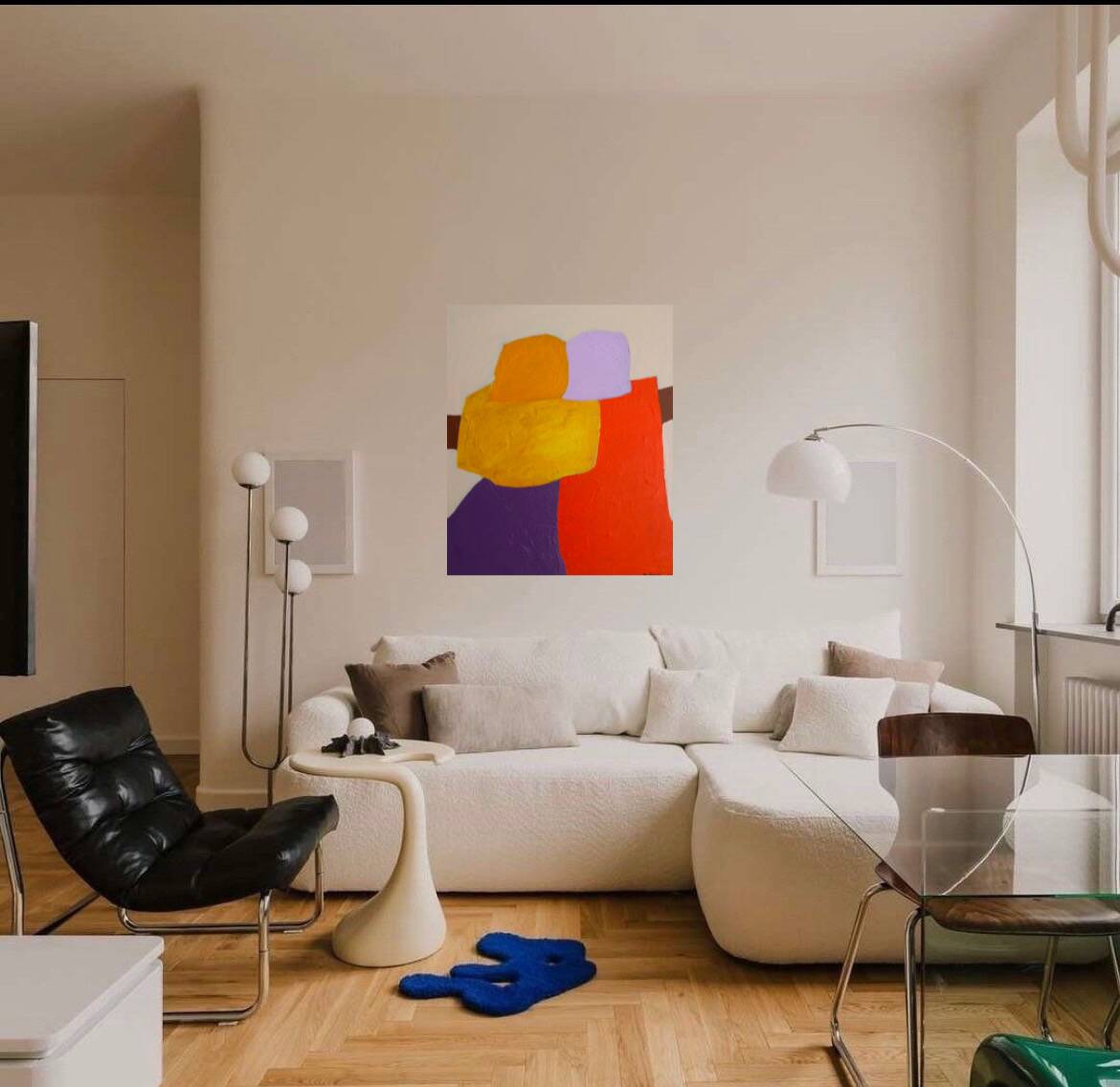 Original canvas art "Come Closer" 55x45cm by Bodasca