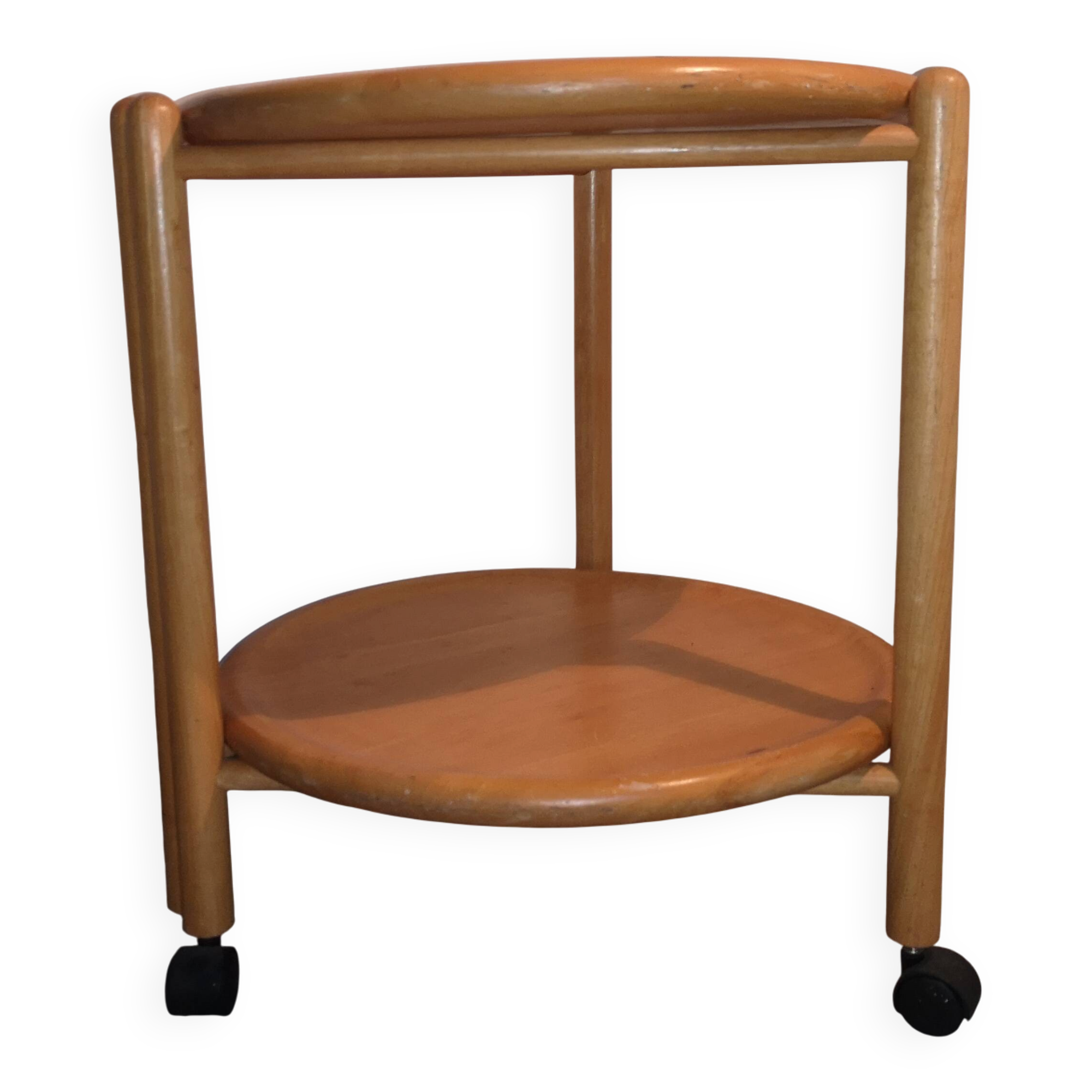 Jens Quistgaard Folding Serving Trolley Dansk Lazy Susan Denmark 1970