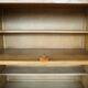 Vintage secretary in clair oak Guillerme and Chambron