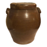 Glazed stoneware pot