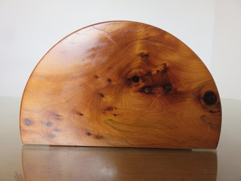 Elm magnifying glass letter holder Art Deco 30s 40s