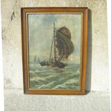 Peinture "thème marine"