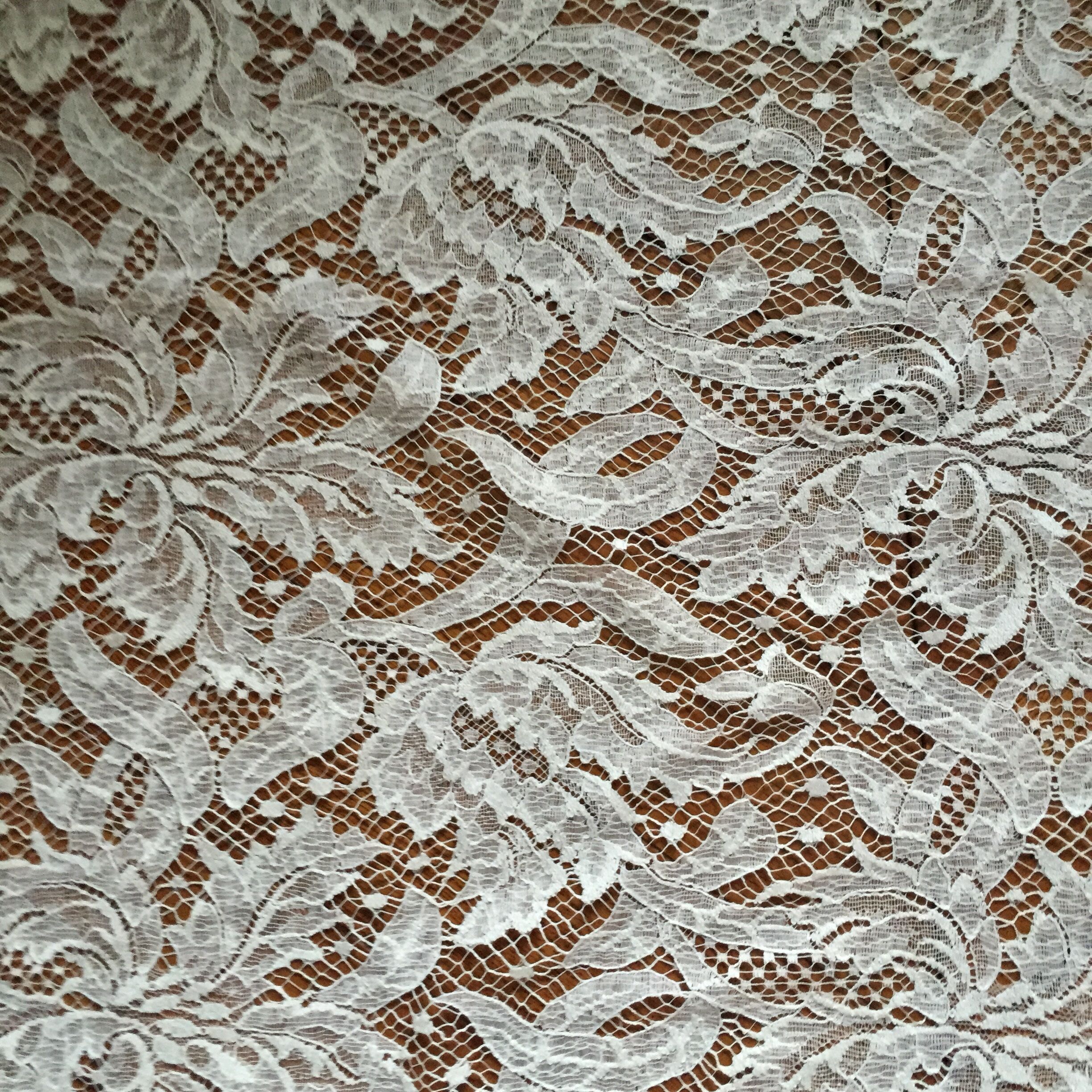 Old lace tablecloth