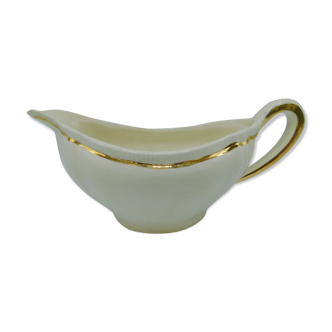 Longchamp ivory and gold saucière