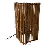 Vintage rattan lamp