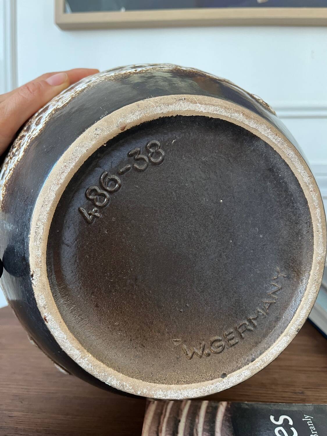 Vase XXL West Germany Fat Lava