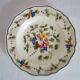 12 old Longchamp hollow plates with floral decoration