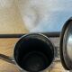 Ancienne cafetière à col de cygne en métal argenté – estampillée N.G.