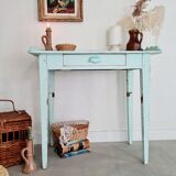 Farm table - Pastel blue dressing table