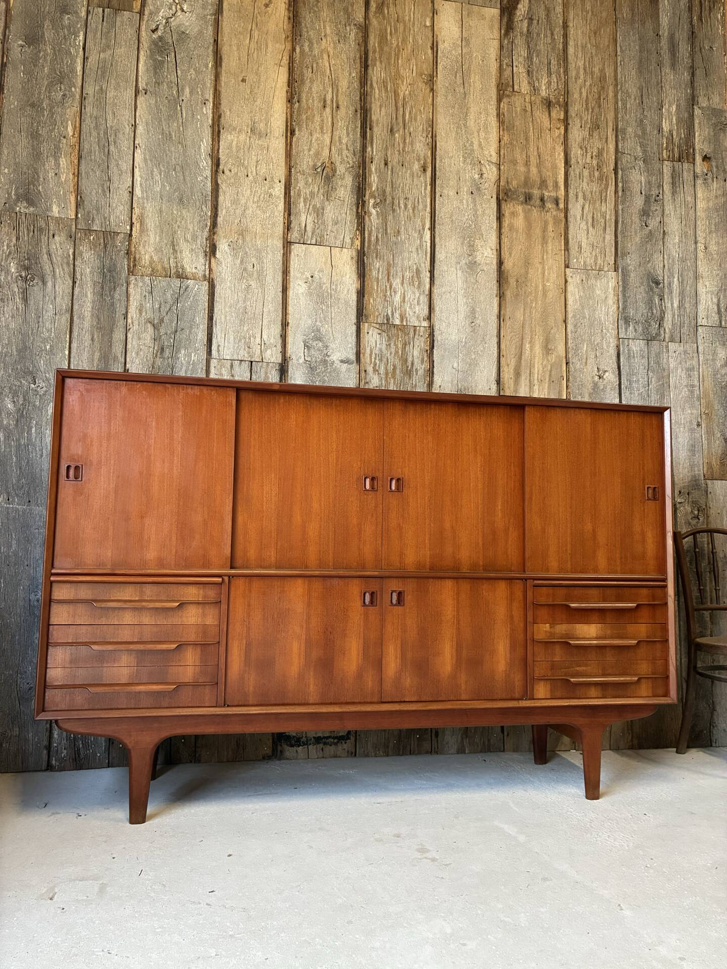 Enfilade, buffet en teck