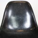 Charles & Ray Eames "DSS" Black Dinning Room Chairs For Herman Miller, 1974