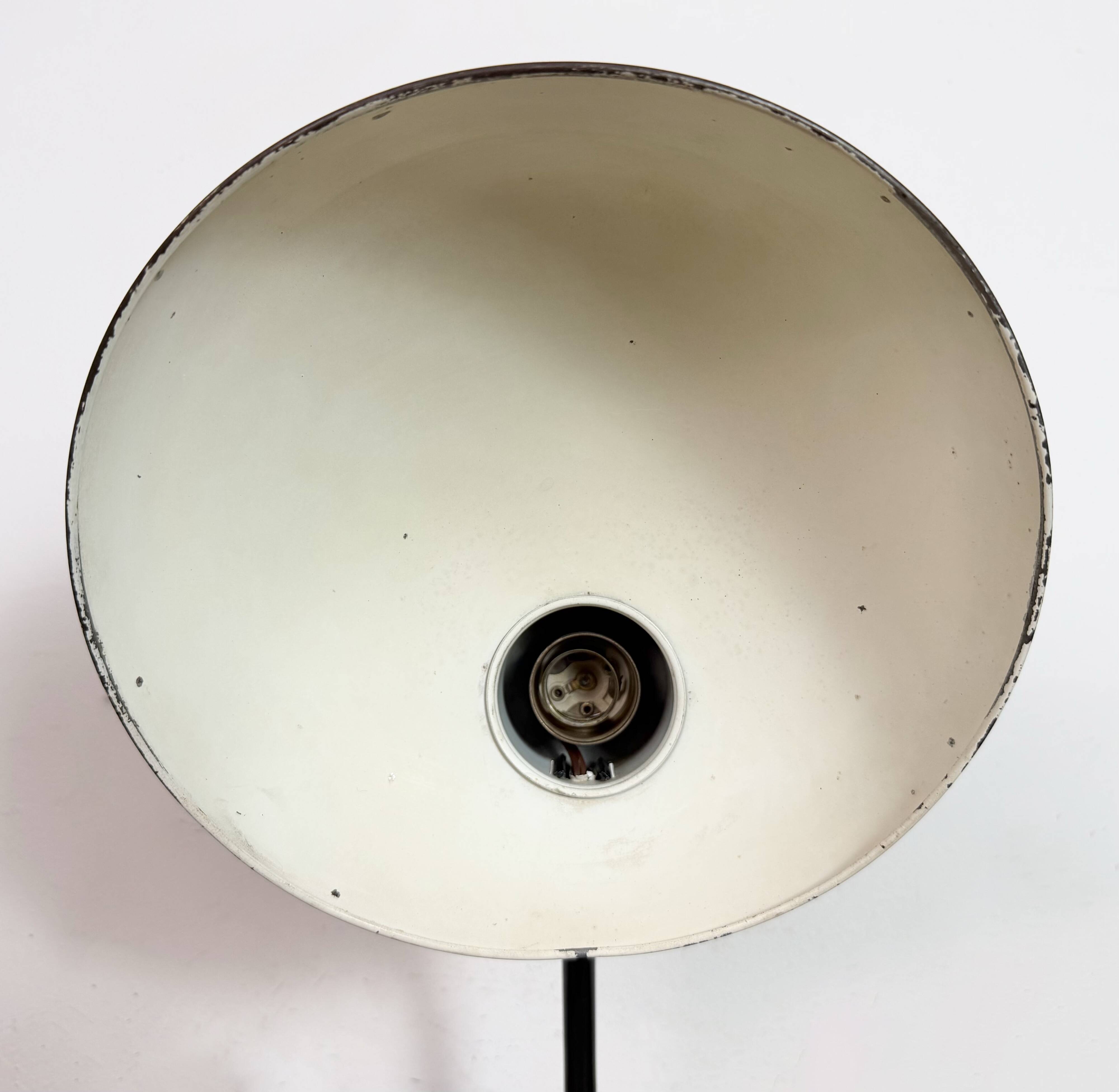 Black Industrial Bauhaus Table Lamp from Escolux, 1930s
