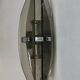 Vintage wall lamp in smoked glass design italy 70's