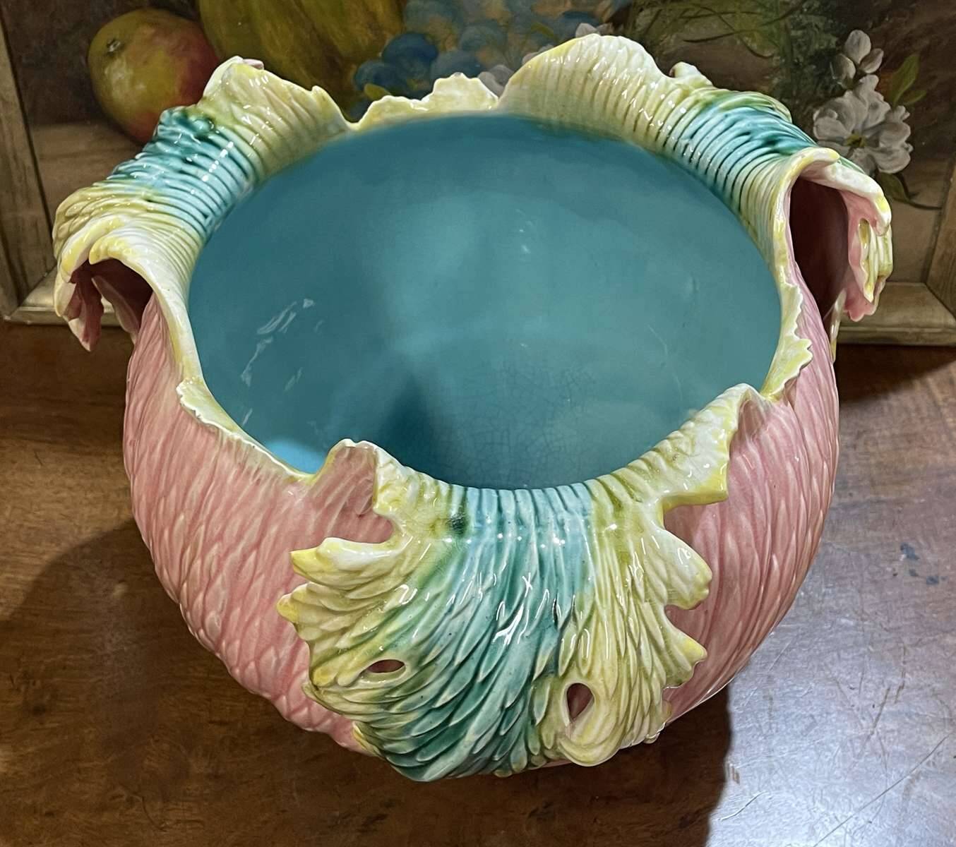 Early 20th century earthenware cachepot