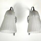 Pair of Art Deco wall lights