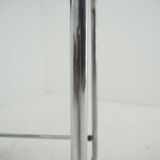 midcentury chrome side table, 1960s