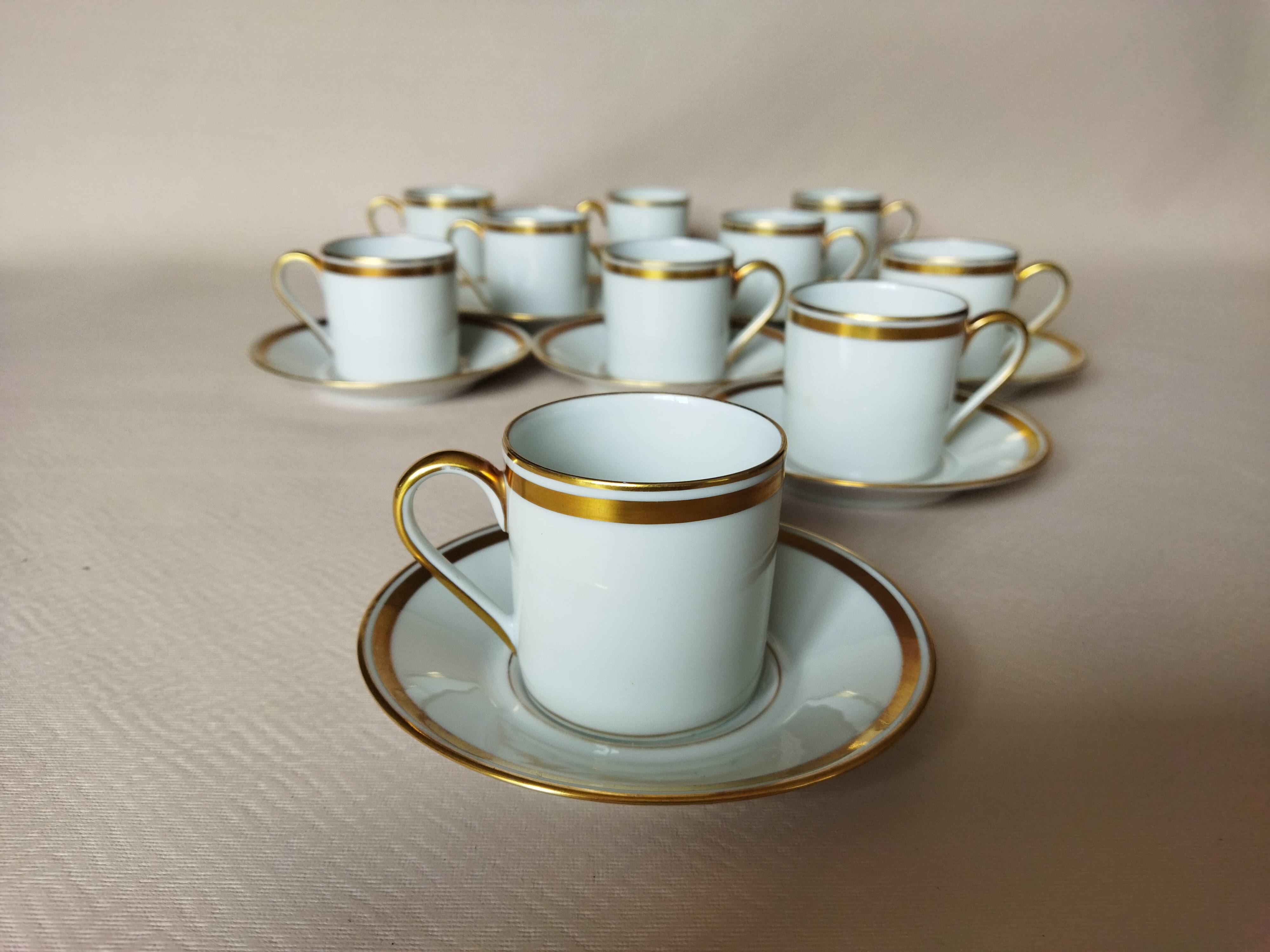 10 Ahrenfeldt Limoges coffee cups