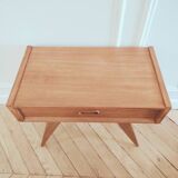 Renovated vintage Scandinavian style bedside table