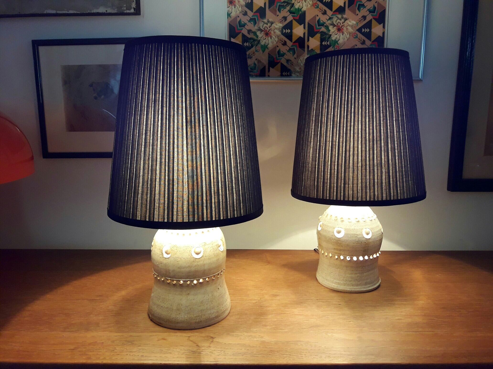 Pair of lamps Georges Pelletier
