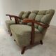 Paire de fauteuils Halabala vert par Druzba Bratislava B-609 année 59