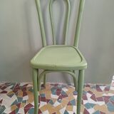 Chaise bistrot vert anglais
