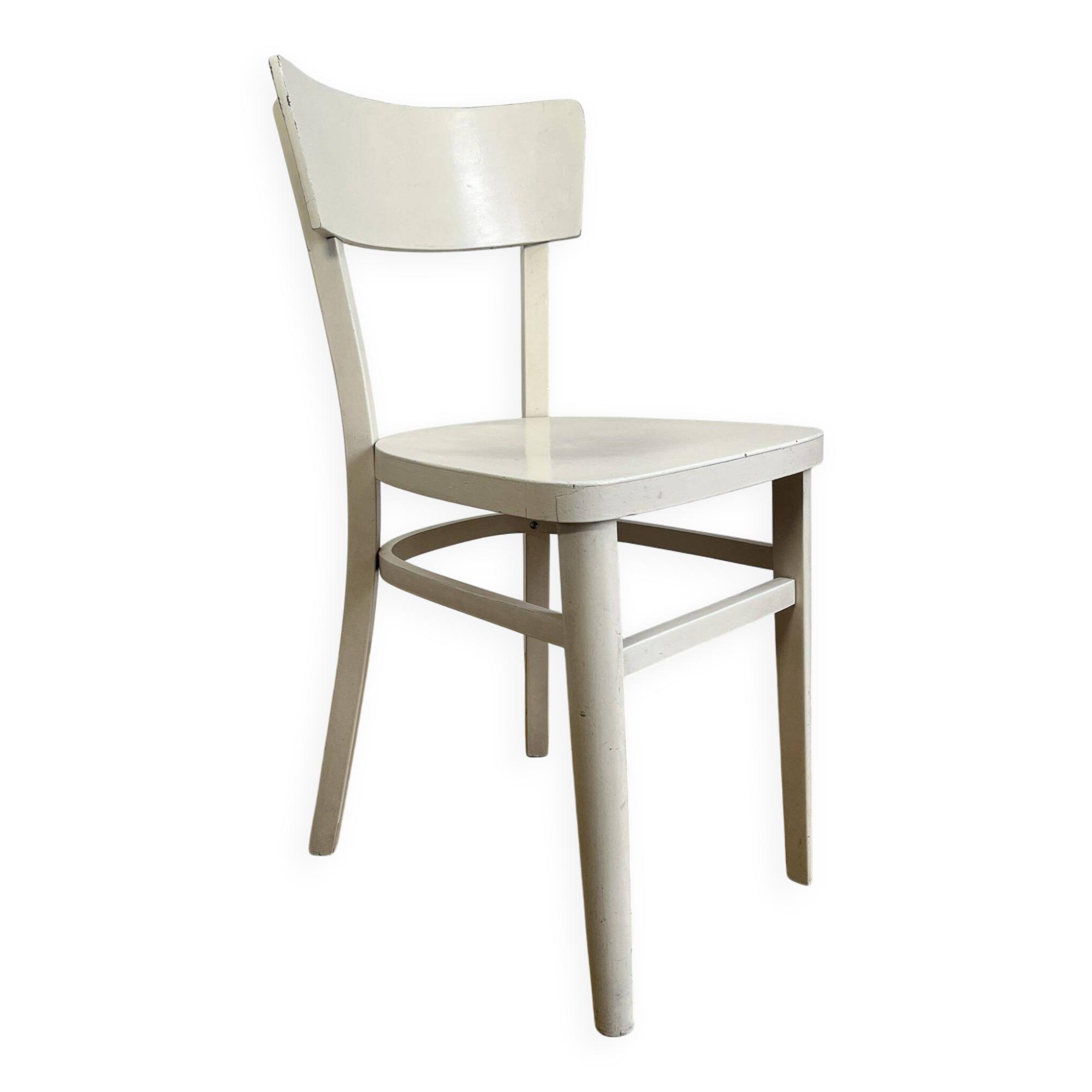 White vintage bistro chair