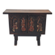 Arts of México Spanish colonial carved  painted console / sideboard, 1940s