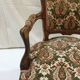Louis xv style armchair in walnut