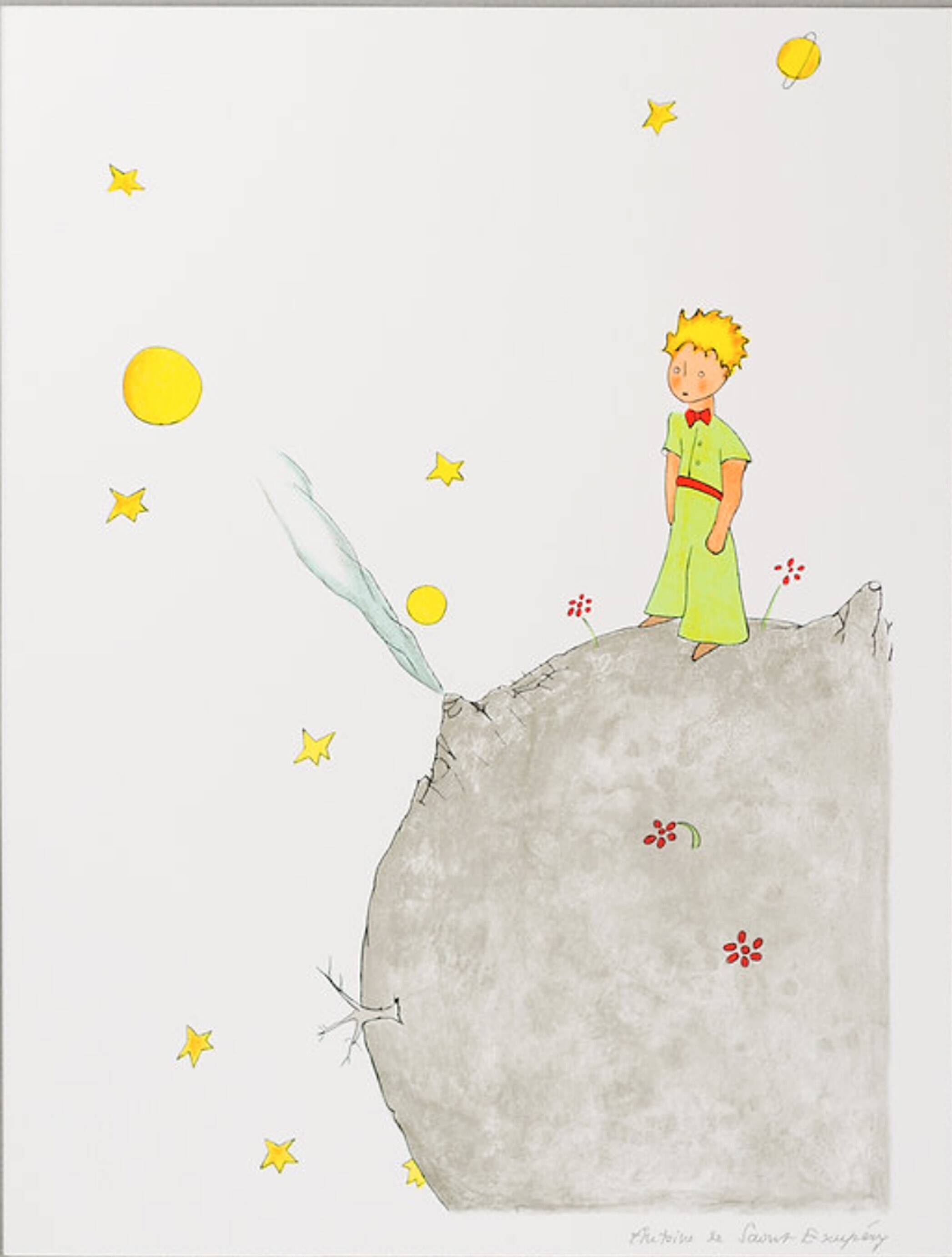 Antoine de Saint-Exupéry - Le Petit Prince sur l'astéroïde B-612