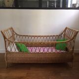 1950s rattan bed
