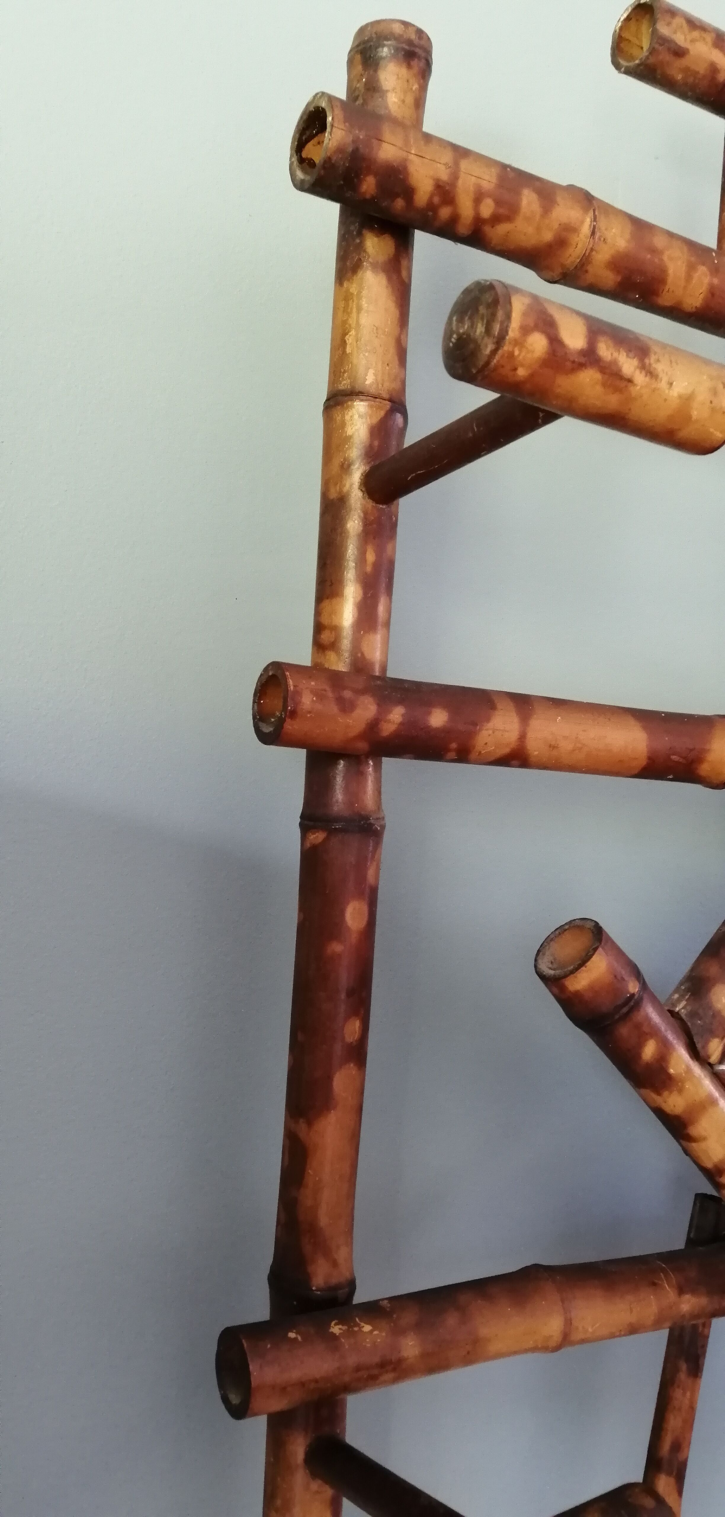 Antique bamboo cloakroom