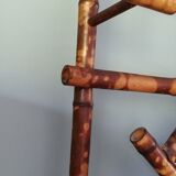 Antique bamboo cloakroom