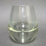 Double-sided bohemian crystal vase from the 50s/60s.