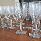 Wine and water glasses