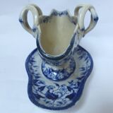 Creil Montereau Flora Sauceboat