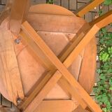 Paire de chaises bistrot caramel 1950