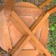 Paire de chaises bistrot caramel 1950