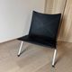 PK22 Lounge Chair by Poul Kjærholm for Fritz Hansen, Black Leather, 2007