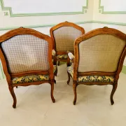 Set of Louis XV style armchairs