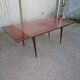 Table formica Acajou macassar vintage 1960