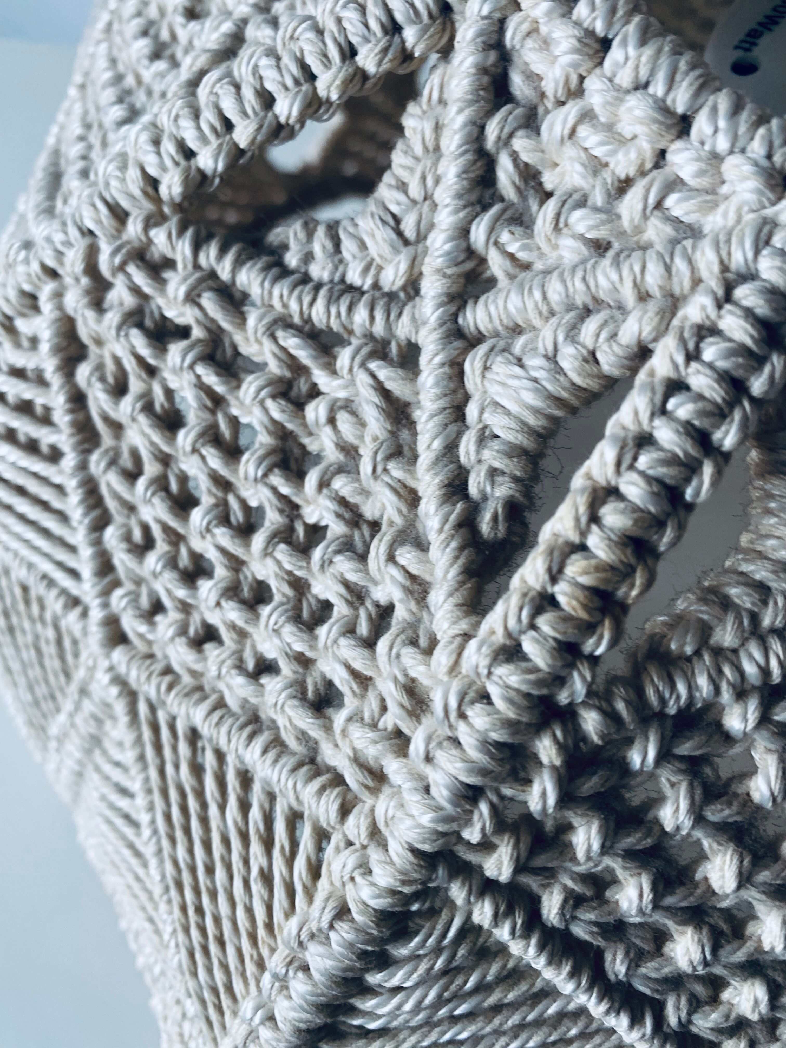 Bohemian macramé pendant light