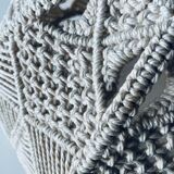 Bohemian macramé pendant light