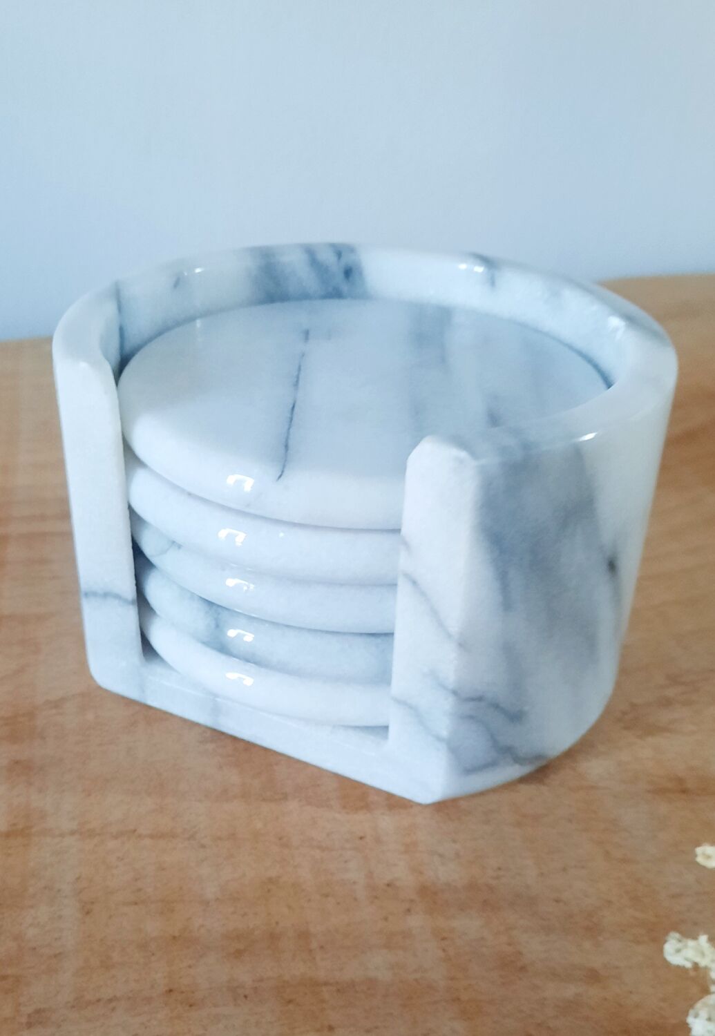 Vintage marble coasters