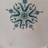 Terre de Fer Gien plate, Florentine decor