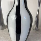 Designer two-tone glass vase