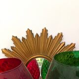 Large sun mirror from the 50s/60s