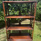 Vintage rattan bookshelf