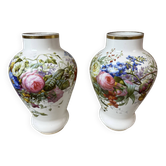 Pair of porcelain vases from Paris