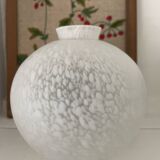 Speckled ball glass vase